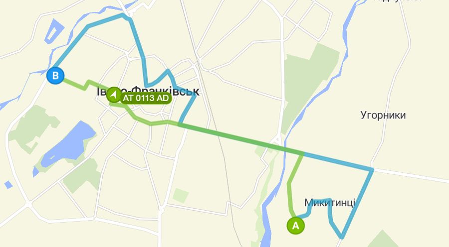 Маршрут 49 автобуса в Івано-Франківську