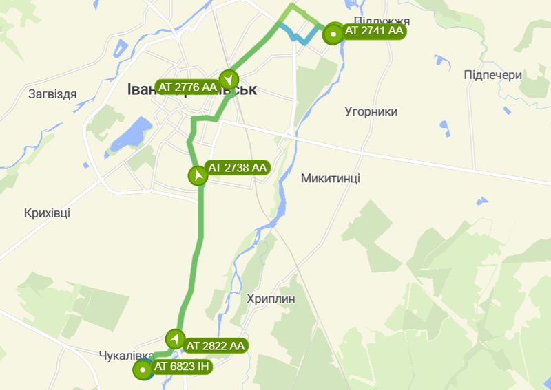 Маршрут 41 маршрутки Івано-Франківськ