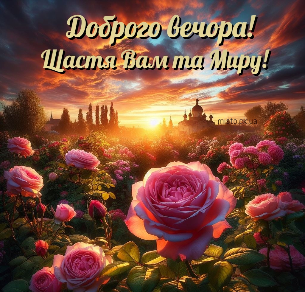 побажання доброго вечора на українській мові